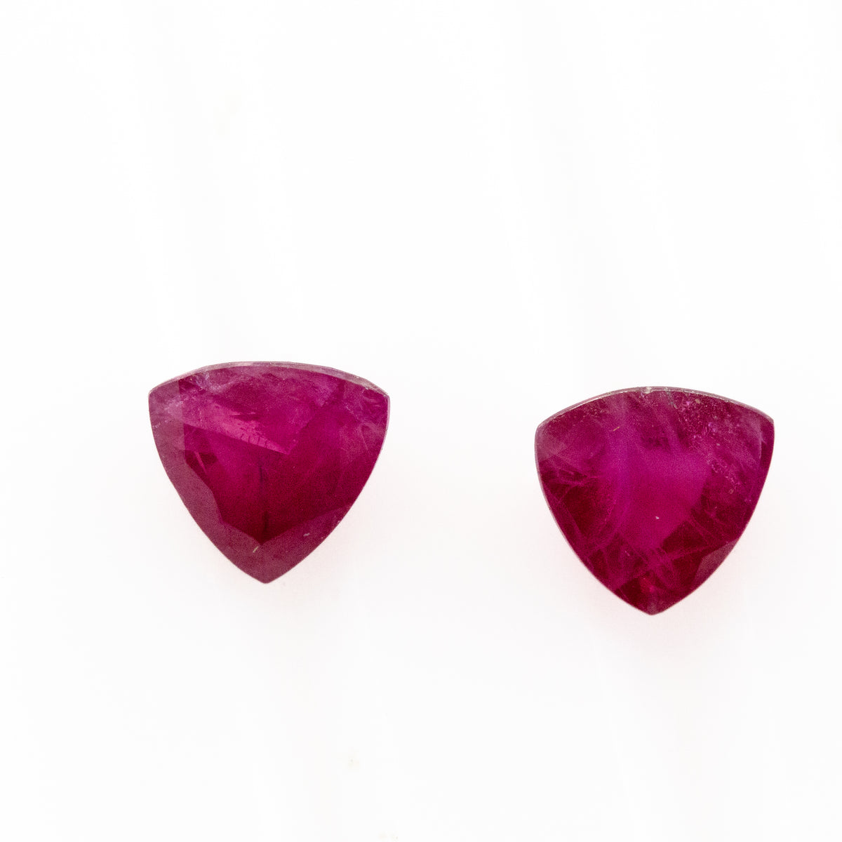 1.18ct Ruby - Trillion Cut Match Pair – Voyager Gems